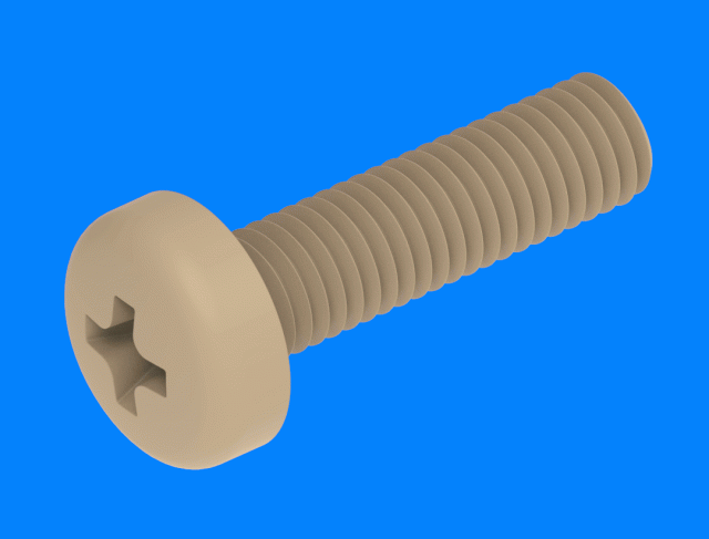 PEEK® flat screws (180)