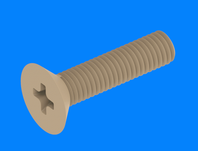 PEEK® countersunk screws (181)