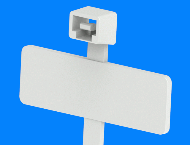 Cable ties with label (090-1)