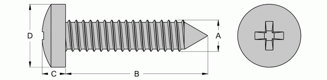 Vykres_Woodscrews DIN 7981 (658)
