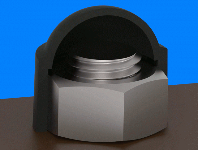 Nut caps UV stable (633)