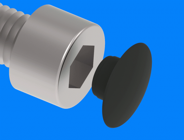 Hex head bolt caps (039)